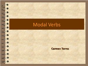 Modal Verbs and their Peculiarities