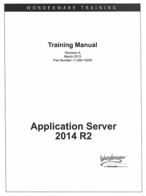 Wonderware Application Server 2014R2 Training Manual