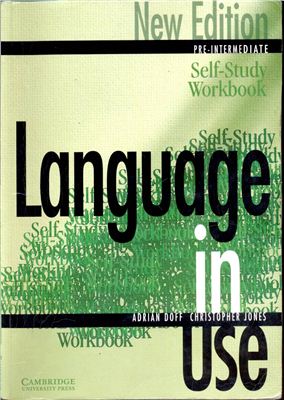 Doff Adrian. Language in Use Pre-Intermediate Self-Study Workbook