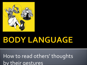 Body Language. How to read others' thoughts by their gestures