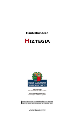 Auzmendi Ayerbe L. (ed.) Hauteskundeen Hiztegia