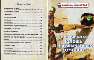 Бубнов В.Г., Бубнова Н.В. Доврачебная помощь в чрезвычайных ситуациях (памятка спасателя)