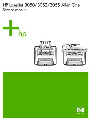 HP LaserJet 3050/3052/3055 MFP. Service Manual