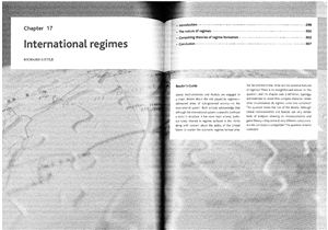 Little R. International Regimes