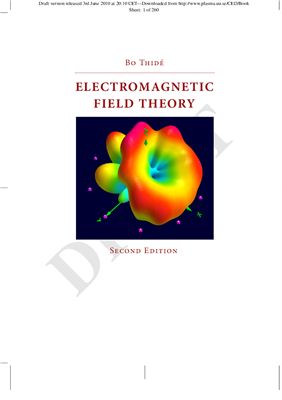 Thide B. Electromagnetic Field Theory