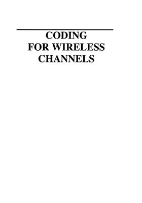 Biglieri E. Coding for Wireless Channels