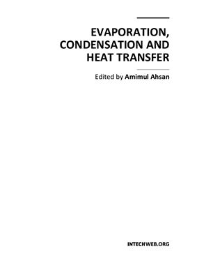Ahsan A. (ed.) Evaporation, Condensation and Heat transfer