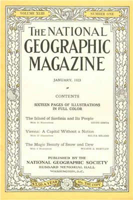 National Geographic Magazine 1923 №01