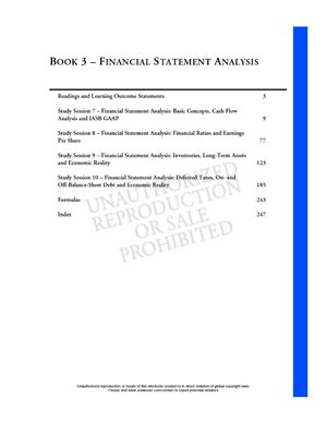 Schweser Kaplan. CFA Level 1 Schweser Study Notes 2009 Book 3