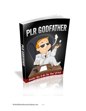 PLR Godfather. Insider tips to be the 'Don' of PLR