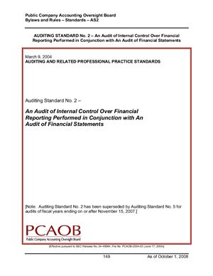 PCAOB Auditing Standarts