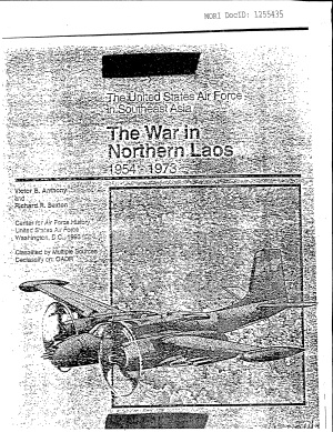 Anthony V.B., Sexton R.R. The War in Northern Laos, 1954-1973