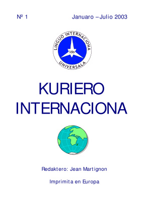 Kuriero Internaciona 2003 №1