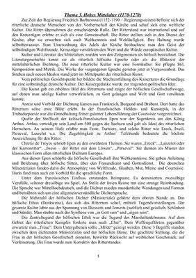 Лекция. Literatur. Hohes Mittelalter (1170-1270)