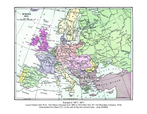 Europe, 1871 / Европа, 1871