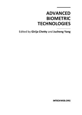 Chetty G., Yang J. (ed.) Advanced Biometrical Technologies