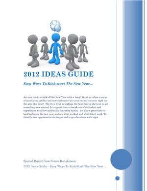 Hodgkinson S. 2012 ideas guide