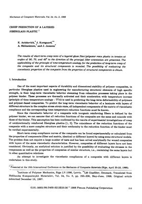 Mechanics of Composite Materials 1998 Vol.34 №03 May