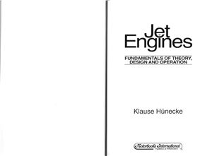 Huenecke K. The jet engine: Fundamentals of Theory, Design and Operation