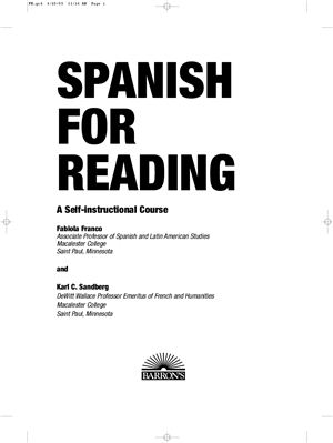 Spanish for reading