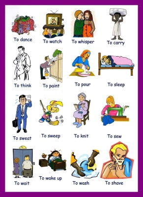 Визуальный английский - Знаете ли вы эти глаголы?