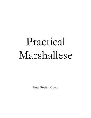 Rudiak-Gould Peter. Practical Marshallese
