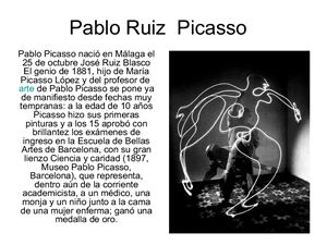 Презентация - Pablo Ruiz Picasso