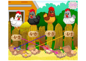 Математика для дошколят Считаем яйца