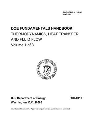 Thermodynamics, Heat Transfer, and Fluid Flow Module 1 Thermodynamics