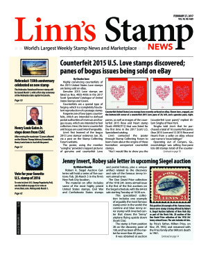 Linn's Stamp News 2017 Vol.90 №4609 (27.02.2017)