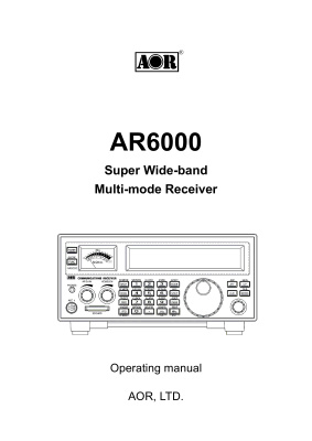 AR6000. Super Wide-band Multi-mode receiver
