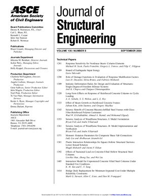 Journal of Structural Engineering 2004 №09
