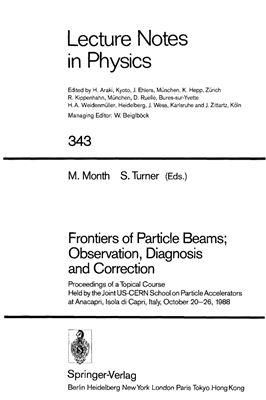 Month M. Frontiers of Particle Beams; Observation, Diagnosis and Correction