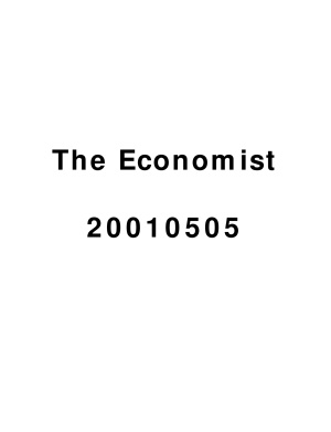 The Economist 2001.05 (May 05 - May 12)