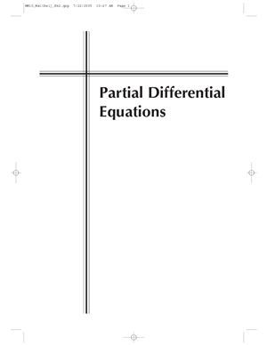Mattheij R.M. Partial Differential Equations: Modeling, Analysis, Computation
