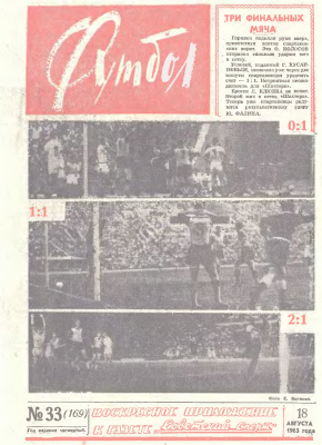 Футбол 1963 №33