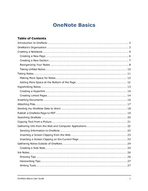 Методические указания - OneNote Basics