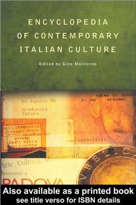 Gino Moliterno. Encyclopedia of Contemporary Italian Culture