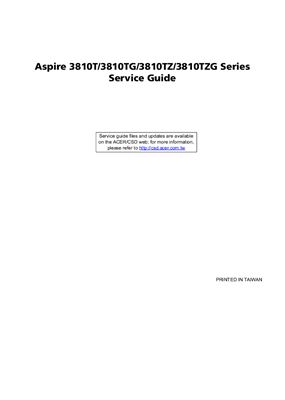 Acer Aspire 3000-series. Service Guide