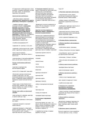 Шпоры по НР, Титульные и нетитульные здания и сооружения и главы ССР