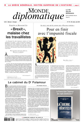 Le Monde diplomatique 2016 Juinl №747