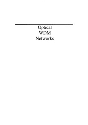 Mukherjee B. Optical WDM Networks