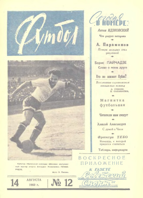 Футбол 1960 №12