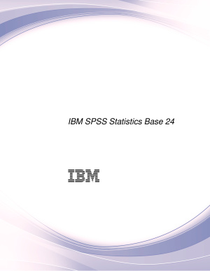 IBM. Руководство пользователя по работе с модулем Statistics Base в IBM SPSS Statistics 24