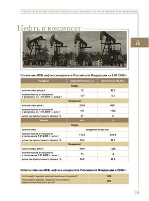 Государственный доклад О состоянии и использовании минерально-сырьевых ресурсов Российской Федерации в 2008 году