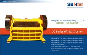 Каталог - Shanghai Shibang - Дробилки щековые серии JC