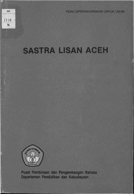 Araby A., Zaini A., et al. Sastra Lisan Aceh