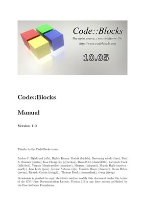 CodeBlocks 10.05