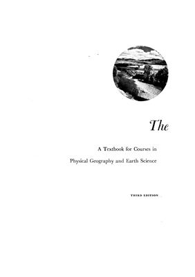 Finch V., Trewartha G.T., Shearer M.H. The Earth and Its Resourses
