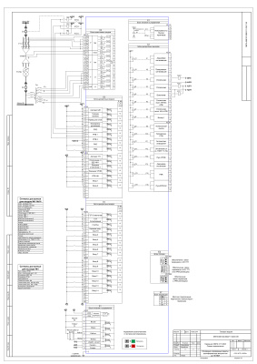 НПП Экра. Схема подключения терминала ЭКРА 211 0203